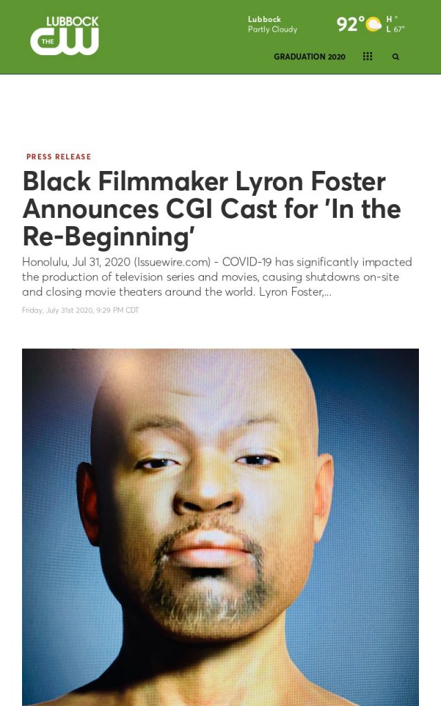 Press Coverage @ The CW for Lyron Foster