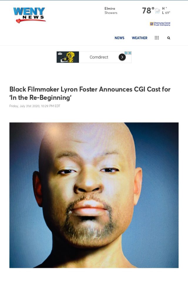 Press Coverage for Lyron Foster at WENY News New York