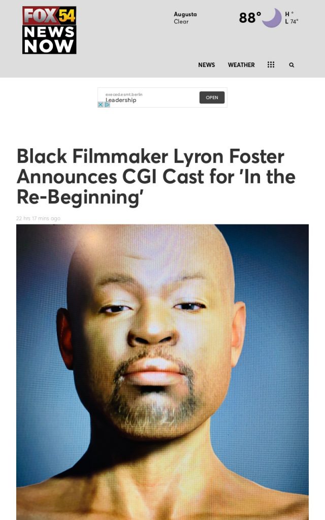 Press Coverage at Fox News 54 for Lyron Foster